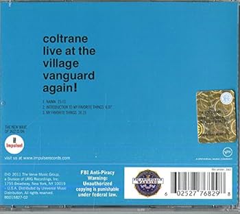 Live at the village vangua: Coltrane j.: Amazon.it: CD e Vinili}